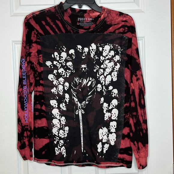Post Malone 2019 Concert Shirt Hollywood's Bleeding Small - Picture 1 of 7